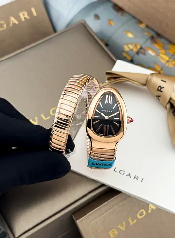 Bvlgari Serpenti Stainless Steel 35Mm Ladies Watch Super Clone Swiss Movement