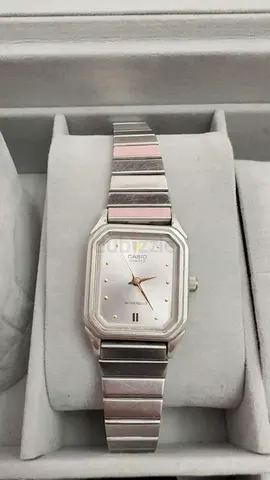 CASIO Womens Silver Analog Watch