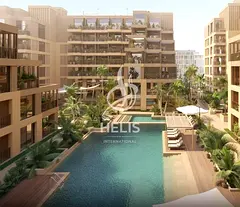 1BR Apartment | Arisha Terraces | Furnished | Courtyard &amp; Downtown View