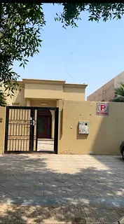 Villa for sale in Rashidiya 3 Ajman freehold rented 65k yearly 4025 sqft half built and half land fo