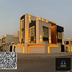 Freehold for all nationalities amazing modern corner villa for sale in Al bahia