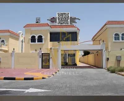 Villa in Al Jurf, residential/commercial, on a main street, 7 bedrooms, price includes electricity, water, and air conditioning.