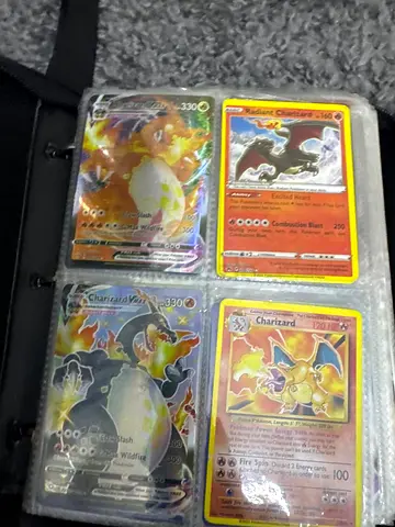 Collection of Charizard Pokémon Cards