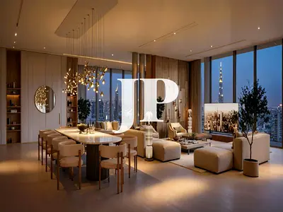 شقة من 3 غرف نوم في الطابق العلوي | مساكن DWTN في الخليج التجاري | مناظر أيقونية متعددة