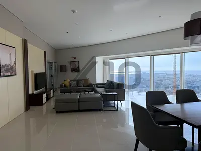 Spacious 2BR | Sea View | Furnished | Prime SZR Location