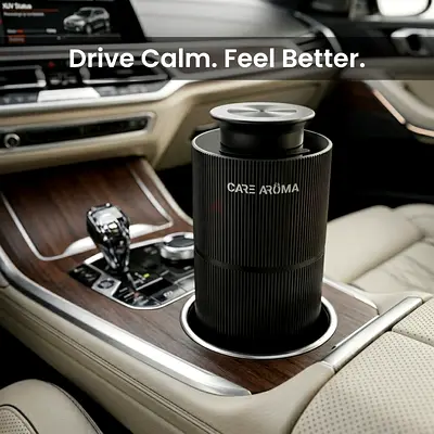 Car Aroma Diffuser UAE – Rechargeable  Silent (Free Oil Included)