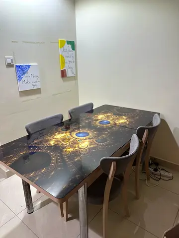 Dining table with 4 chairs for sale