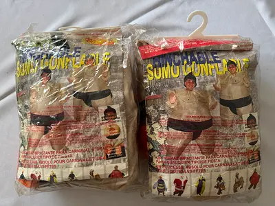 2x Inflatable Sumo Wrestling Costumes