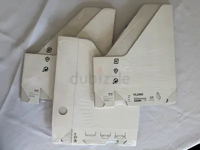 3 x IKEA FLUNS (Packs of 4) - Magazine File / Document organiser