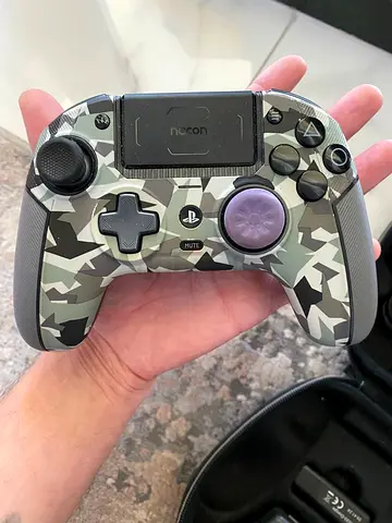 Sony PlayStation licensed controller matching PC, PS4, PS5. Wired and wireless (Bluetooth)