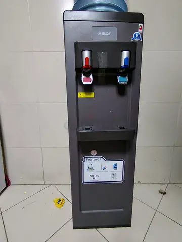 Bottle-top water cooler dispenser (hot  cold) - working condition