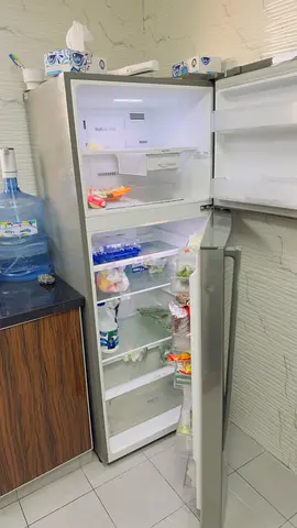 My used top-freezer refrigerator — clean and working