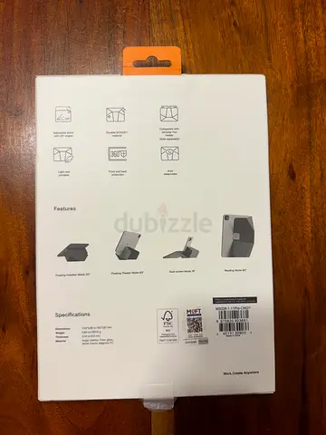 MoFT Dynamic Folio Case for ipad never used and FREE pin holder