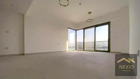 شقة بغرفة نوم واحدة | ريفا ريزيدنس مدينة دبي الملاحية | إطلالة على المارينا وبرج خليفة | شرفة