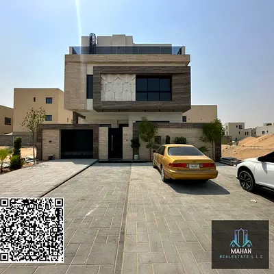 📌 For sale: New 3-storey semi corner 5 masterbed villa with ultra deluxe finishing 🏡 in Yasmeen Ajman freehold for all nationalities