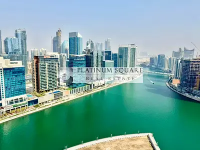 High Floor | Full Canal and Burj View | Furnished