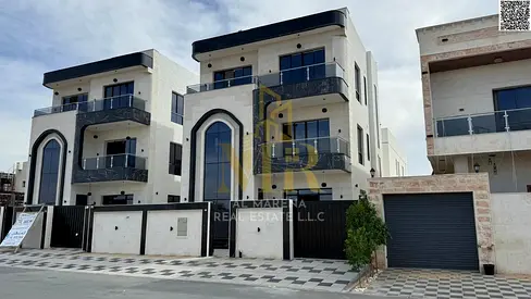 Two-story villa with a rooftop terrace, priced inclusive of registration and ownership fees, located on the main street and ready for occupancy in one
