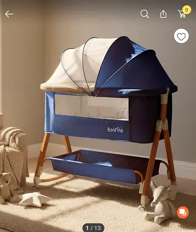 A bassinet for baby