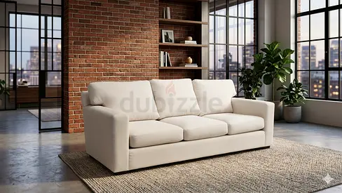 Crate Barral three seater sofa bed with