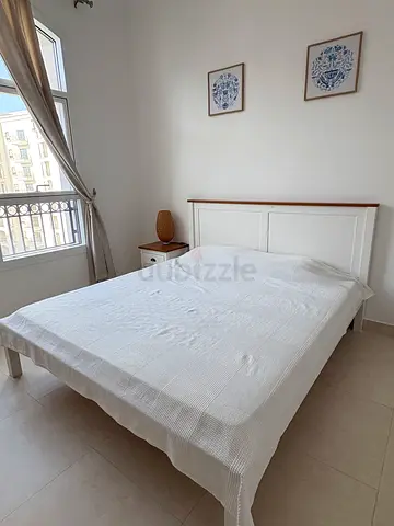 King size bed with mattress + side table