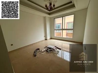 غرفة وصالة بناية جديدة أول ساكن مع 2 حمام وبلكونة مميزة بإطلالة مفتوحة ومساحة واسعه جدا وتكييف مركزي ومطبخ مجهز مع خزائن بالحائط وشهر مجاني