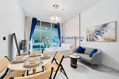 Furnished Studio Apartment | Opalz by Danube Tower 1 | Balcony &amp; Pool View
