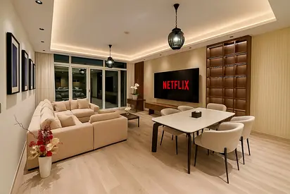 Luxury 2 Bed in Business Bay with Burj  Canal View