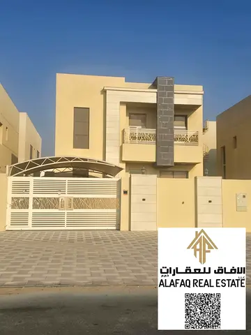 فيلا للإيجار في الياسمين 3 عجمان 4 غرف نوم مع غرفة صلاة وغرفة خادمة وتصميم عملي ومساحات واسعة مناسبة للعائلات