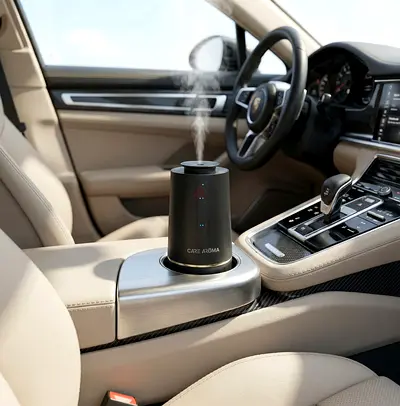 Starry Car Diffuser UAE – Car Scent Diffuser with Light (Rechargeable + Free Oil)