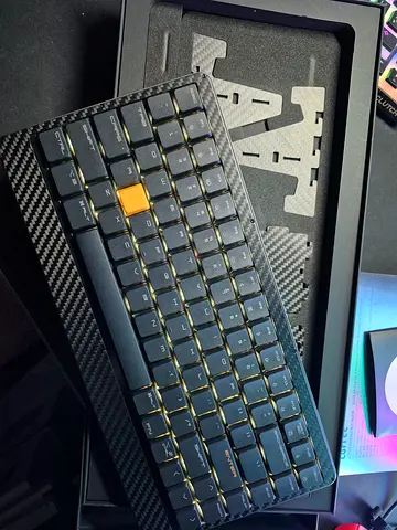 LOFREE Edge Low Profile Mechanical Keyboard, 75% Rechargeable Bluetooth and Wired Connection