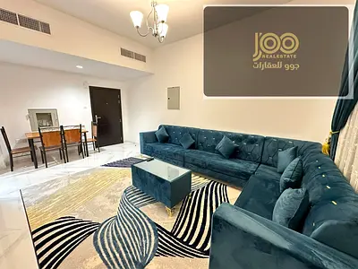 شقة غرفة وصالة للإيجار | الراشدية 3 - عجمان | مفروشة فرش جديد | 3700 درهم شامل