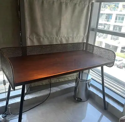 Wooden and Steel Desk 120x60cm