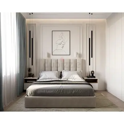 My upholstered luxury brand new bed