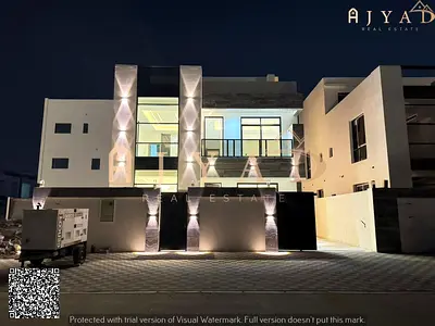 Villa for Sale in Al Helio, Ajman | 5 Master Bedrooms | Stone Facade | Land Area 3014 sq ft | Built-up Area 4000 sq ft | AED 2,000,000