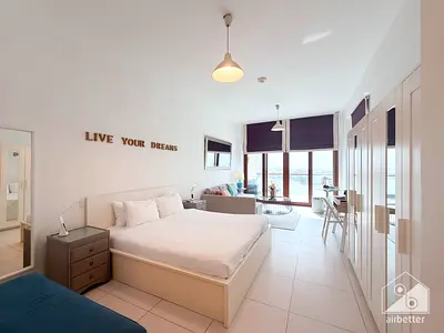 Palm Studio - Sea View l All Bills Inc l FREE Wifi - Cleaning l 0 Commission