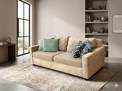 West elm two seater sofa bed with mattress
