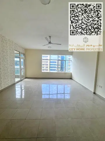 شقه غرفه وصاله للايجار السنوي في الراشديه 1 ابراج الهورايزون تاور A غرفه ماستر وحمام خارجي بلكونه تكييف مركزي مساحه كبيره وخزائن بالحائط موقع مميز