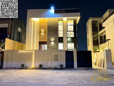 بسعر لقطة – مقدم 10% – فيلا طابقين وروف بتصميم فندقي سوبر ديلوكس – 5 غرف ماستر – تملك حر لجميع الجنسيات – خلف حديقة الحميدية – عجمان