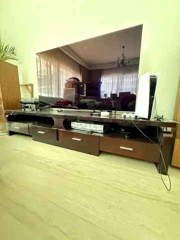 Dark Wood TV Cabinet / Entertainment Unit