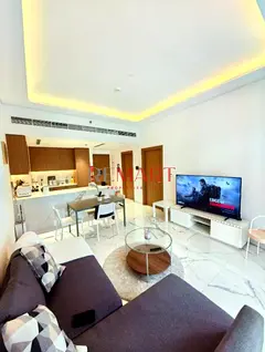 1 Bedroom Apartment | Azizi Riviera Azure | Furnished | Burj &amp; Lagoon View