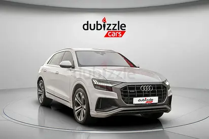AED 2082/month | 2019 Audi Q8 55 TFSI quattro S line | GCC Specs | Ref#443919
