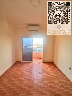 One bedroom and living room apartment for rent in Al Rawda two near Dubai exit with balcony split AC