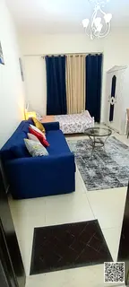 A golden opportunity! Luxurious, fully furnished studio apartment for monthly rent in Al Yasmin Towe