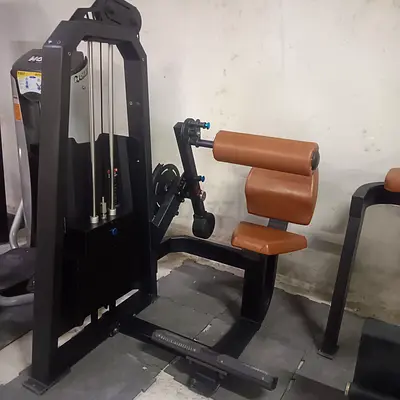 Gym Abdominal Crunch / Back Extension Machine - Used, Working