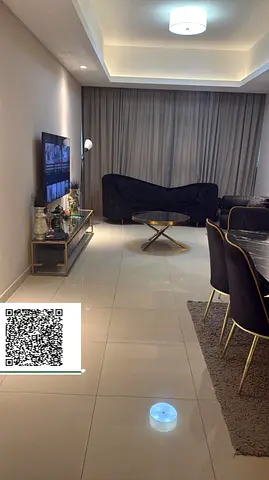A distinctive apartment for rent consisting of two bedrooms and a living room, located in Gulfa Tower