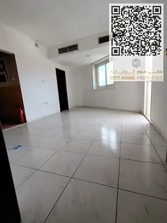 Studio for annual rent in Al Rashidiya 3 near Murur Street with balcony central AC separate kitchen