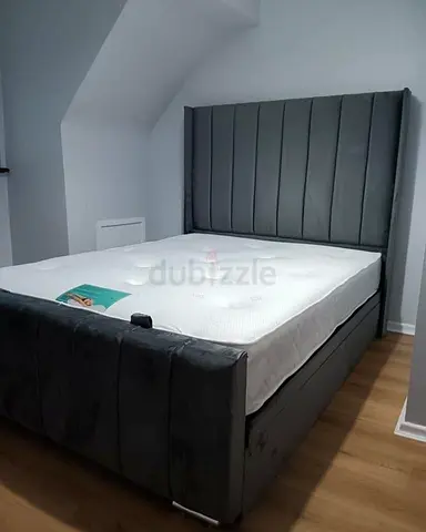 Brand New Luxury King Size Fully Custom Made Bedframe,Hydraulic Storage Can be Installed