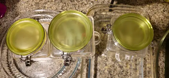 Pyrex6pieces+1red big Pyrex +3 acrylic canisters+2stainless steel bowl +6glass bowl3 different sizes