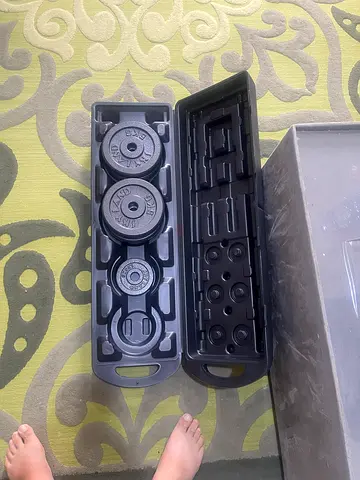 Adjustable Dumbbells Set 50 KG with Storage Case