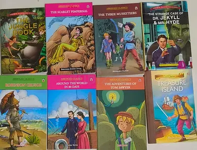 Set of 8 Illustrated Abridged Classics (Pre-owned)